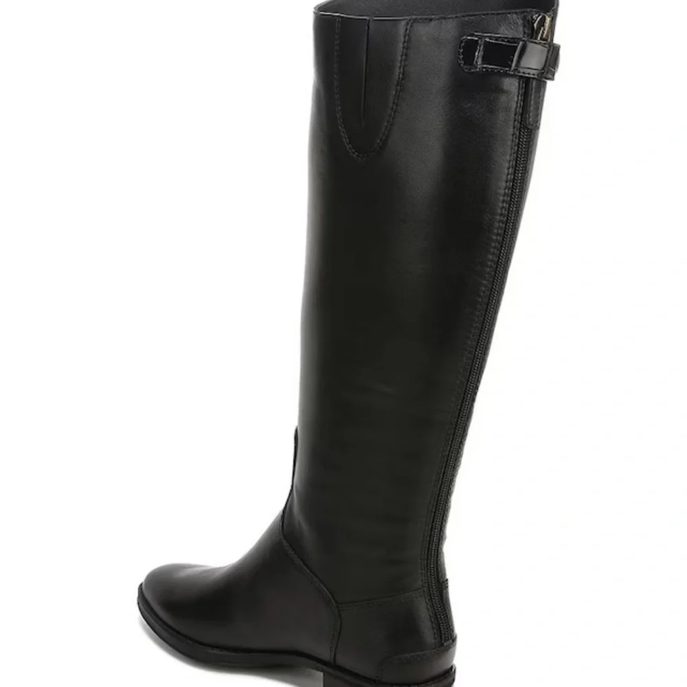 Sam Edelman Penny Tall Black Over-the-Knee Leather Boots